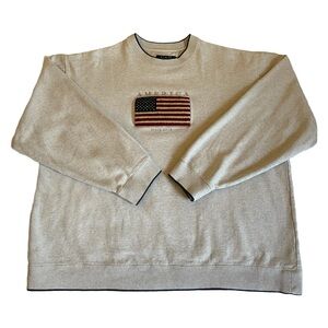 Croft & Barrow America Patriotic Crewneck Sweatshirt
